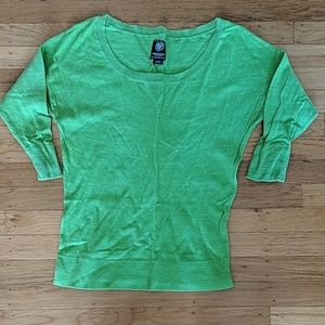 Three quarter sleeve sweater